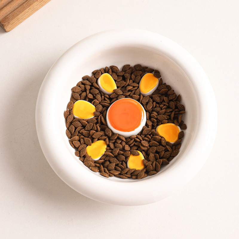 ceramic slow feeder bowl for cats and small dogs up to 8 kg - image 4