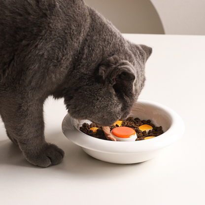 ceramic slow feeder bowl for cats and small dogs up to 8 kg - image 3