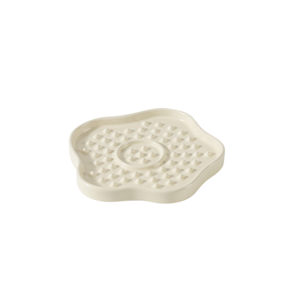 ceramic slow feeder and lick plate for cats and dogs - image 4