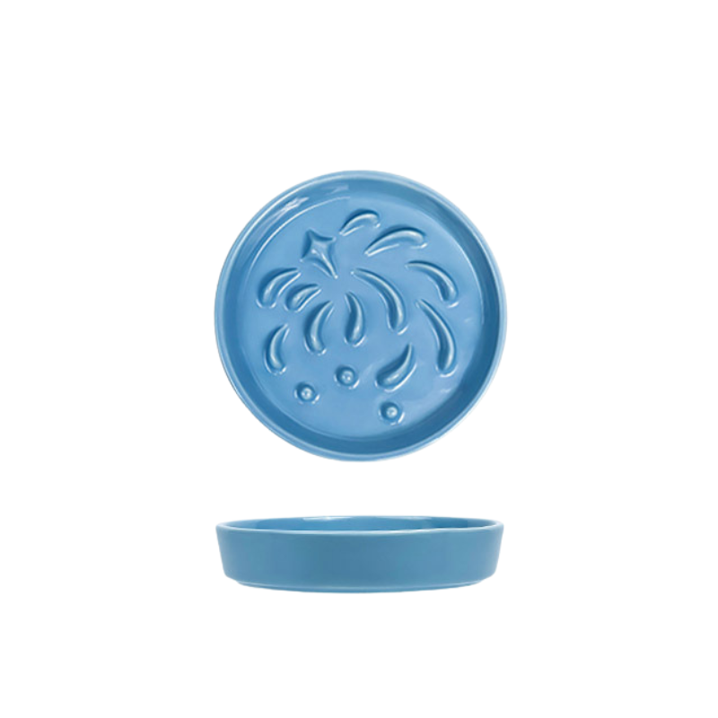 5-inch ceramic slow feeder bowl for cats and dogs - image 7