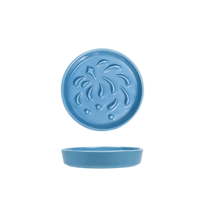 5-inch ceramic slow feeder bowl for cats and dogs - image 7