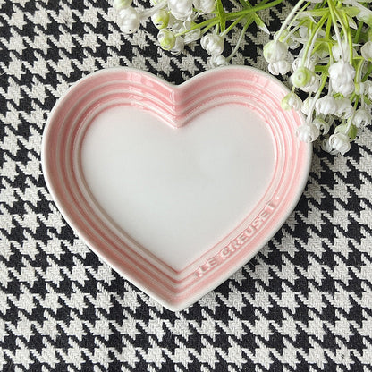heart-shaped 4.72-inch ceramic pet plate for cats and dogs - image 4