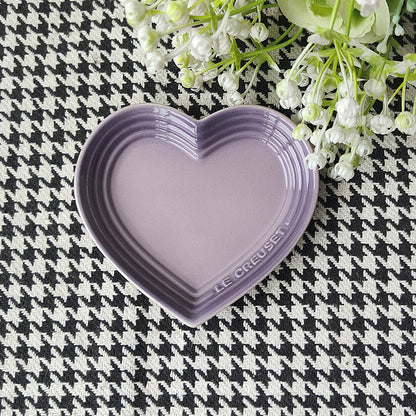 heart-shaped 4.72-inch ceramic pet plate for cats and dogs - image 6
