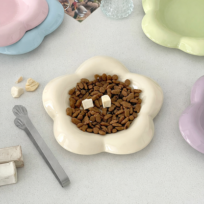 6-inch ceramic pet feeding plate for cats and dogs - image 2