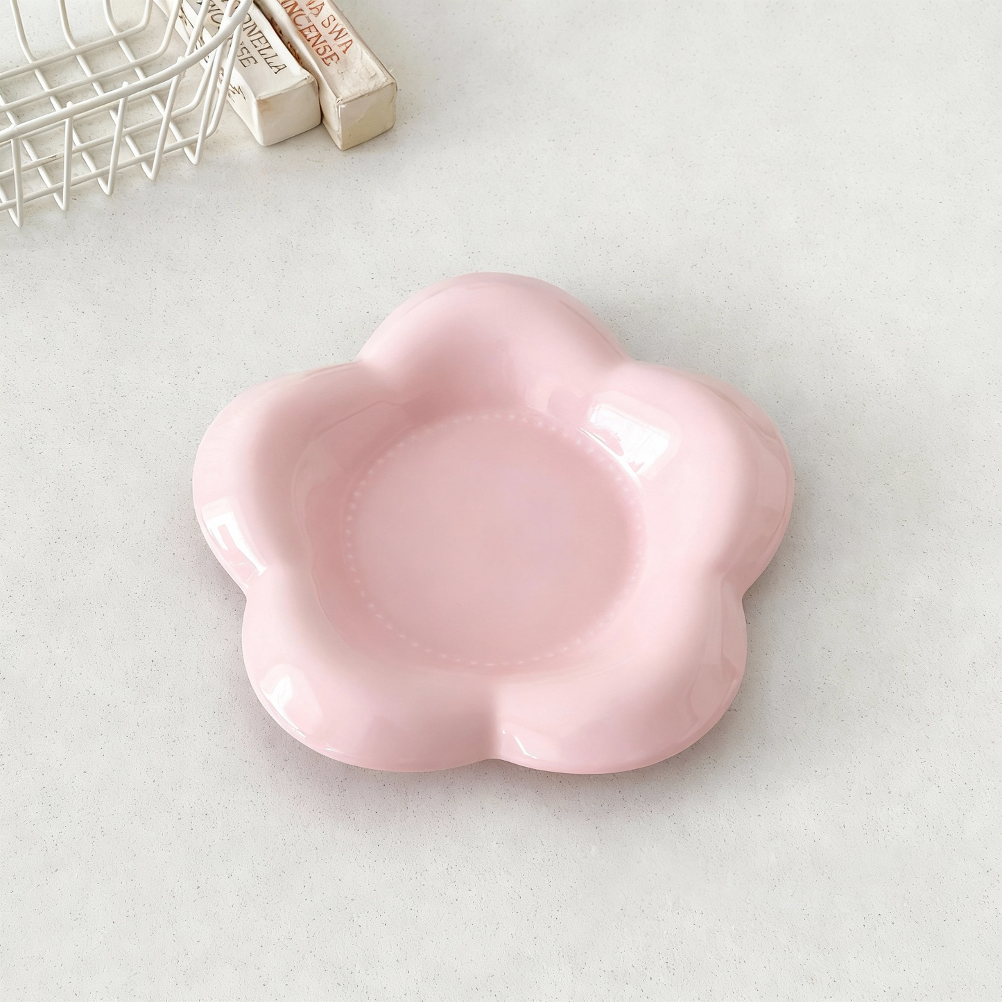 6-inch ceramic pet feeding plate for cats and dogs - image 3