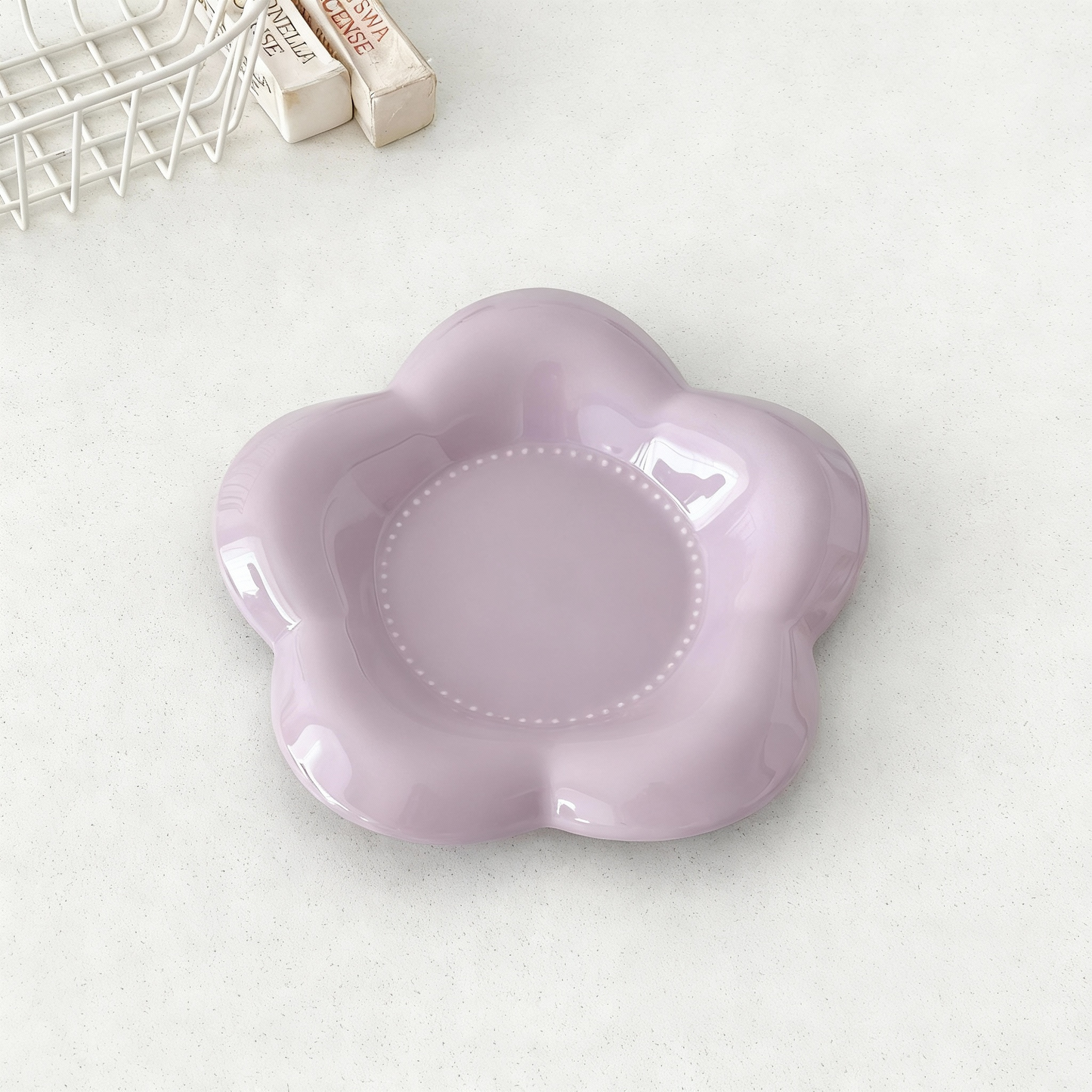 6-inch ceramic pet feeding plate for cats and dogs - image 8