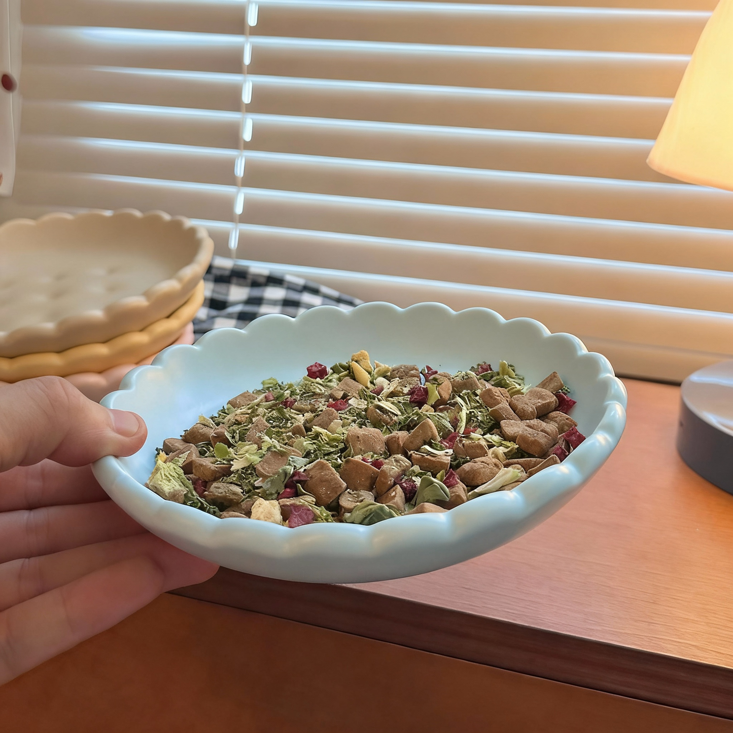 6-inch ceramic pet plate for cats and small dogs - image 4