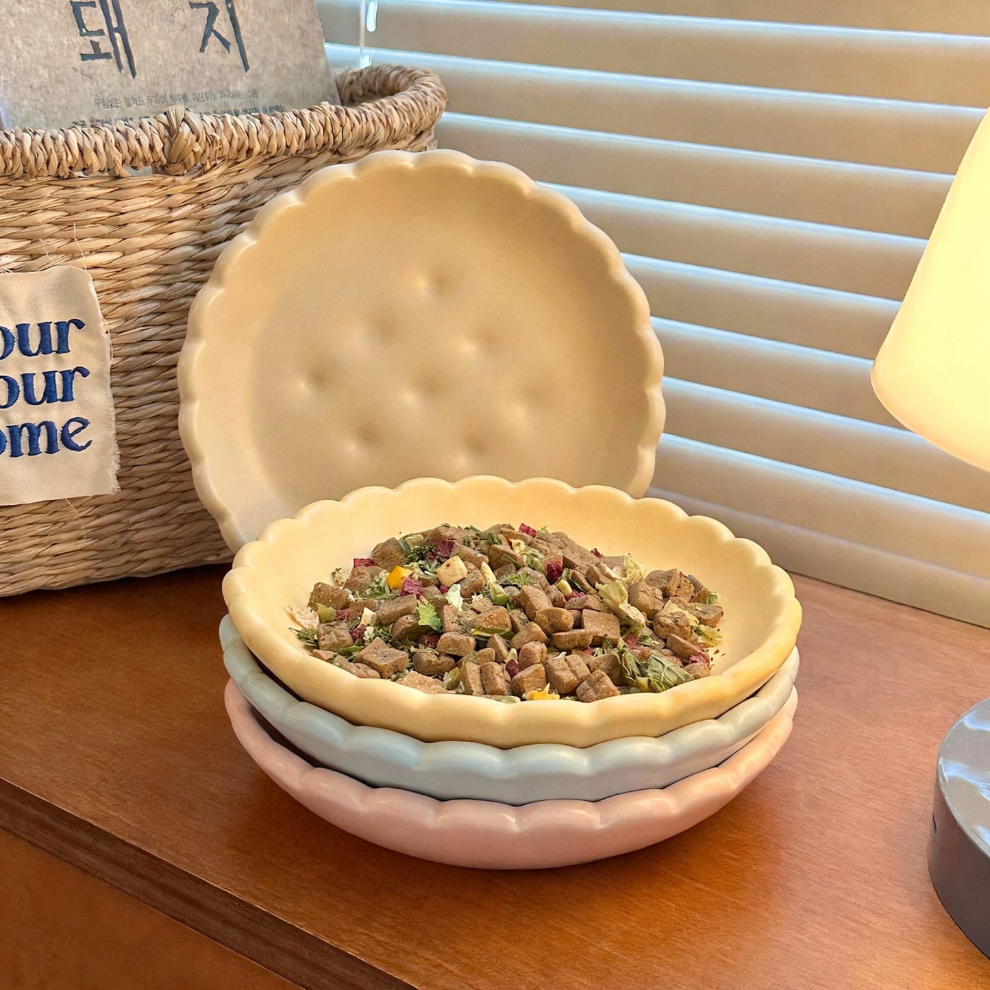 6-inch ceramic pet plate for cats and small dogs - image 2